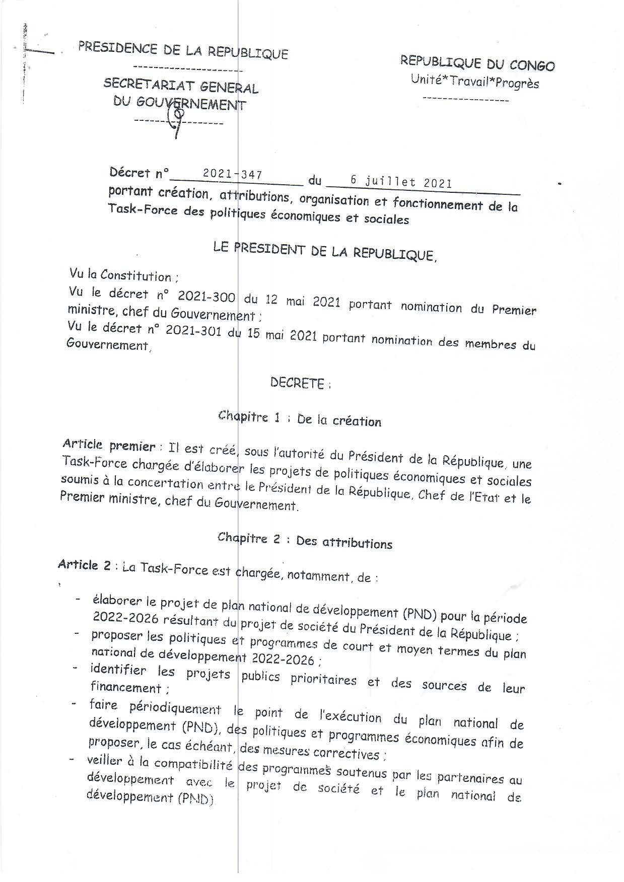 Décret 2021-347 du 6 juillet 2021